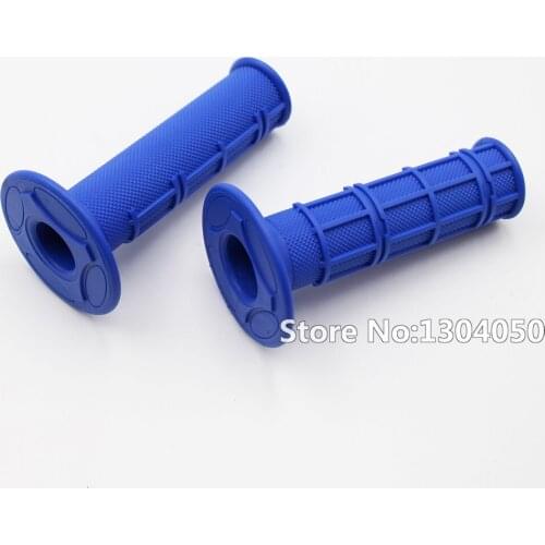 Blue Mx Synergy Half Waffle Motocross Grip SOFT COMPOUND Dirtbike Enduro Hand Grips new