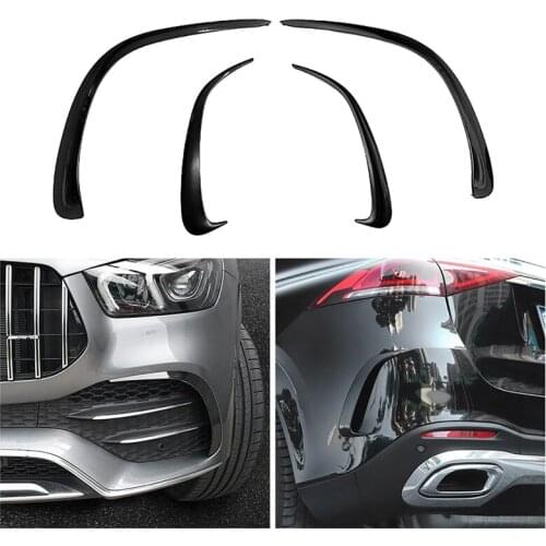 Car Front Rear Bumper Splitter Spoilers Canard Air Knife Surround Trim for Mercedes-Benz GLE W167 2020 AMG