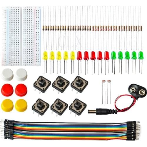 Starter Kit UNO R3 Mini Breadboard LED Jumper Wire Button for arduino Diy Kit
