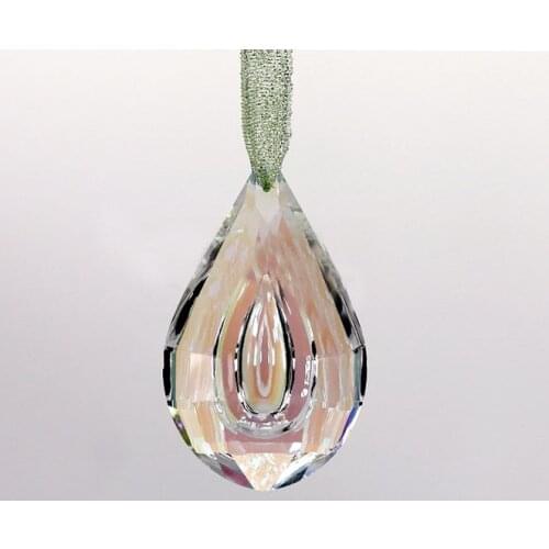 50pcs/lot 76x47mm Gorgeous Glass crystal chandelier parts TOP Rainbow Colors Suncatcher For Wedding Decoration Wedding home