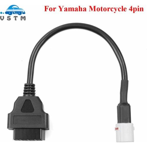 Best qualty OBD2 Connector for Motorcycle Motobike For YAMAHA 3pin 4pin OBD OBD2 Extension cable Free shipping