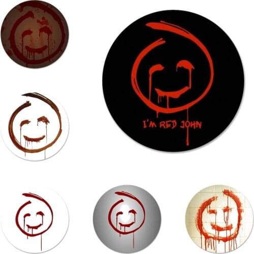 The Mentalist Red John horror Badge Brooch Pin Accessories For Clothes Backpack Decoration gift 58mm