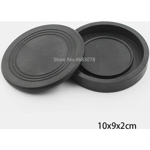1pcs 4-inch threaded plastic inkslab platform with circular ink kelp cover Chinese brush calligraphy inkstone platform