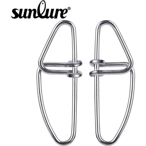 100pcs Crosslock Snap Fishing Barrel Swivel safety snap 13mm-28mm Swivel Snap 0#-6# fishing swivels