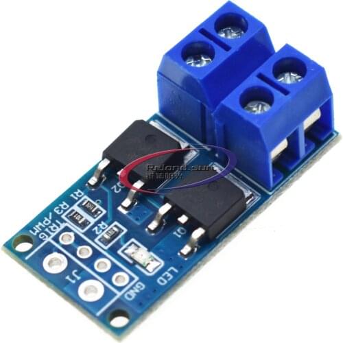 15A 400W MOS FET Trigger Switch Drive Module PWM Regulator Control Panel