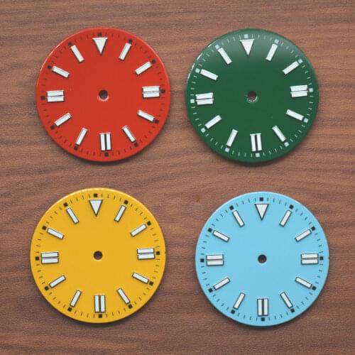 31mm Sterile watch Dial Fit NH35 NH36 ETA 2836 2824 miyota 8205 8215 DG2813 3804 Movement Luminous dial