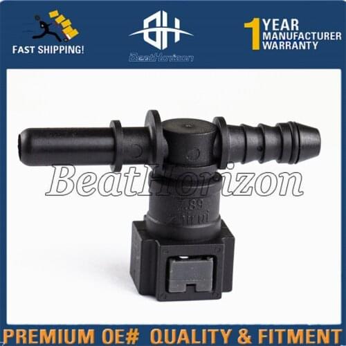 7.89 ID6 T-Union Genuine T-Type Coupling Fuel Quick Connector Plastic Pipe Injector for Car Plastic Pipe