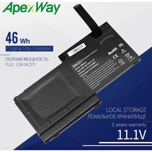 11.1V Laptop Battery SB03XL For HP EliteBook 720 G1 725 G1 720 G2 725 G2 820 G1 E7U25AA HSTNN-l13C HSTNN-LB4T HSTNN-IB4T 46Wh