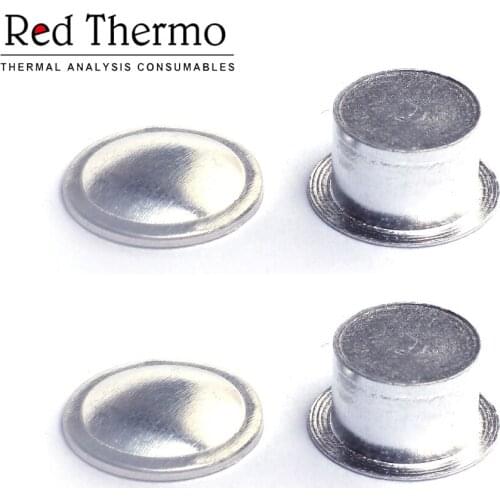 100μl Aluminum crucible with lid for ME-51119872/ME-51119871 Mettler DSC/TGA/sample Thermal analysiscrucibleRedThermo100pcs/lot