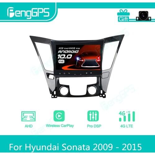 For Hyundai Sonata 2009 - 2015 Android Car Radio Stereo Multimedia Player 2 Din Autoradio GPS Navigation PX6 Unit Screen