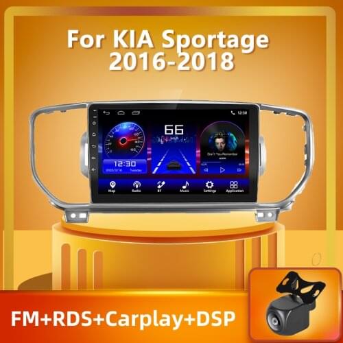 PEERCE For KIA Sportage 4 2016-2018 2din Android 10.0 Car Radio Multimidia Video Player Navigation GPS Head Unit No 1din 1 DIN