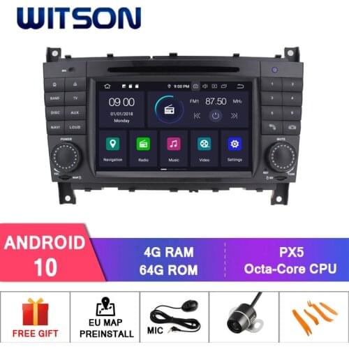 WITSON Android 10.0 IPS HD Screen For MERCEDES-BENZ C CLASS CAR DVD 4GB RAM+64GB FLASH