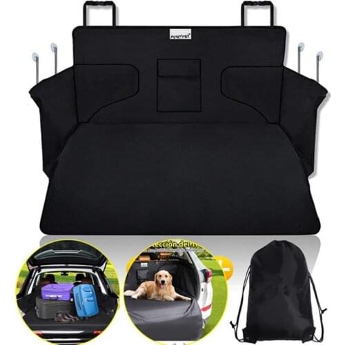 Car New Dog Trunk Mat Hammock Boot Pet Seat Cover Barrier Protect Floor Non-slip Foldable Waterproof Dirt Resistant Rear Seat