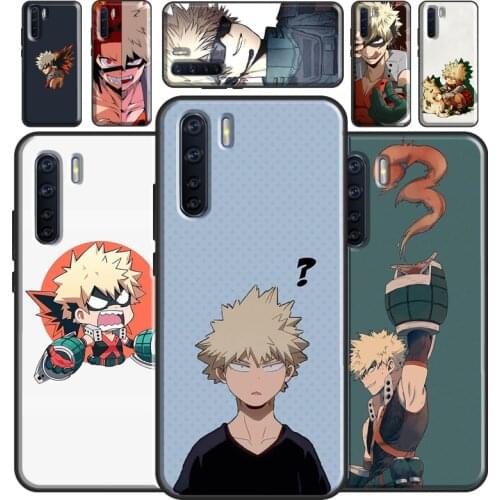 Katsuki Bakugo My Hero Academia Case For OPPO Reno2 Z Find X3 Pro A3S A5S A15 A52 A72 A83 A91 A93 A5 A9 A31 A53 2020 Cover