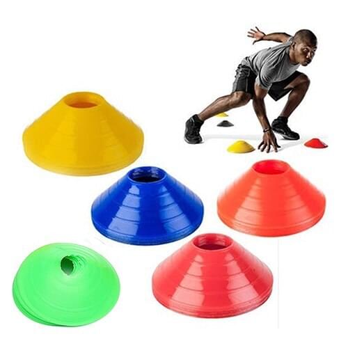 10Pcs Professional Fitness Football Cross Training Track Disc Cones Sports Safety Equipment Sign