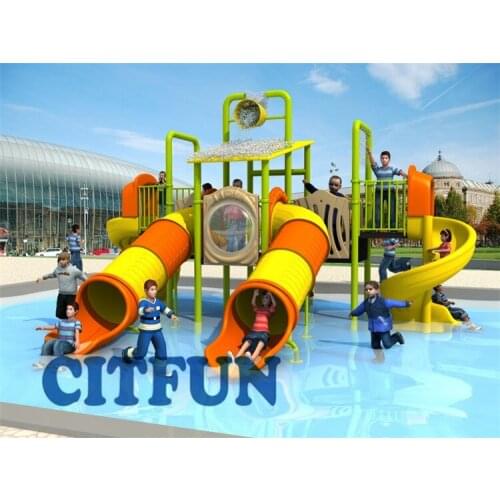 Eco-friendly kids swimming pool slide OP16-178B