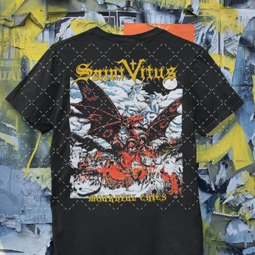 Saint Vitus Mournful cries T shirt Doom Stoner Metal Rock Band Tee