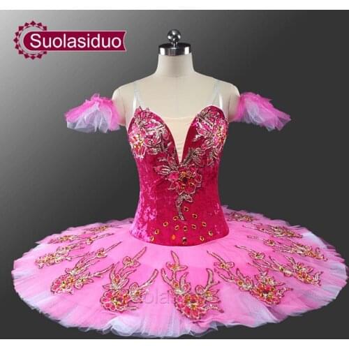 Sugar Plum Red-Violet Professional Ballet Tutu Adult Tutu Ballet Professional Girls Classical Ballet Tutu Pink For Kids SD0051