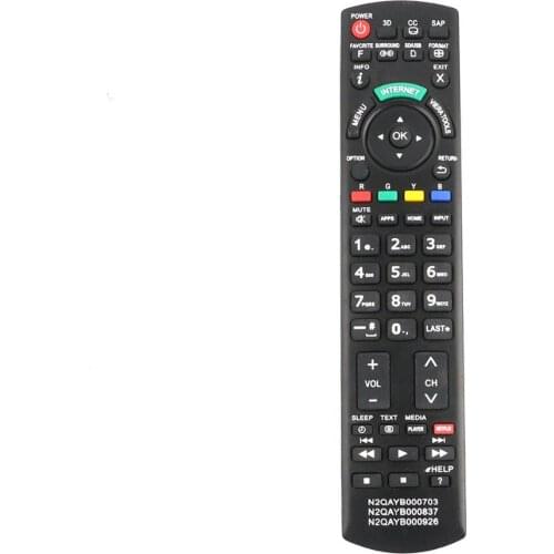 N2QAYB000703 N2QAYB000837 N2QAYB000926 New Remote Control fit for Panasonic TV TCP65ST50 TCP65VT50 TC-55LET64 TC-L47ET60