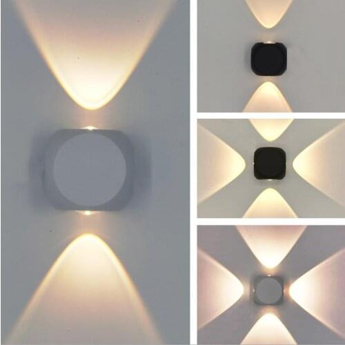 Nordic modern LED wall lamp 6W/12W garden balcony IP65 outdoor waterproof wall lamp corridor staircase decoration lamp