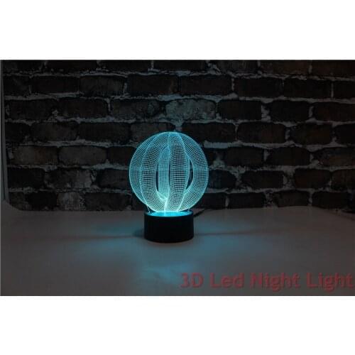 Birthday Gift 3D Led Illusion Fashionable Wholesale Table Lamps with UL Certificate