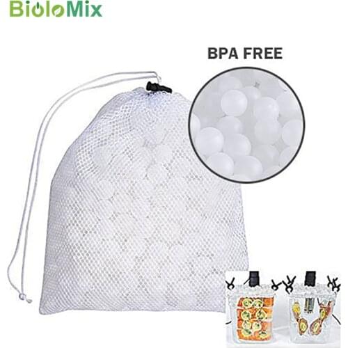 Sous Vide Cooking Balls BPA Free 20mm 200 Balls with Mesh Drying Bag For Immersion Cooker Water Bath Cooking Sous Vide Container