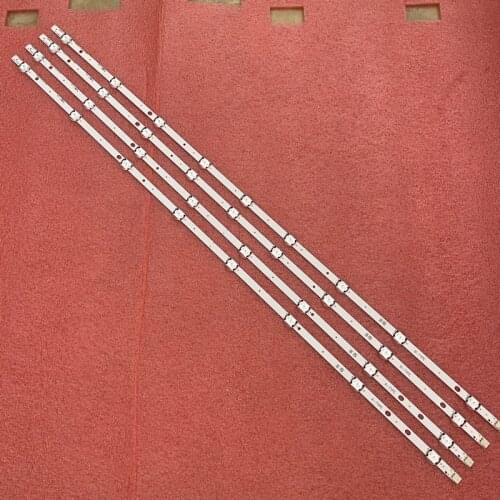 4pcs LED bar For VESTEL 43 DRT UHD A B 43PUS6031 LT-43C870 A B C LT-43C862 43HK6T74U TOSHIBA 43U6763DA 43U5766DB 43U6663DB