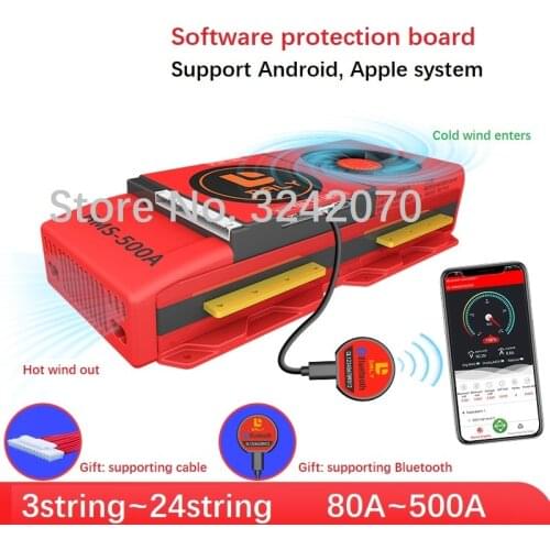 Intelligent lithium battery protection board 12v/24/36/48/60/72V communication 4S/7/8/10/13/16 string BMS