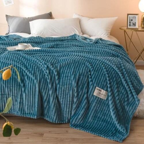 YPOOL HOME Fleece Blankets On The Sofa