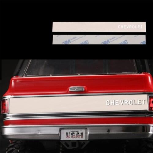 Rear tail car shell metal decorative panel tail trim for 1/10 RC Crawler Car Traxxas TRX4 Chevrolet K5 Blazer