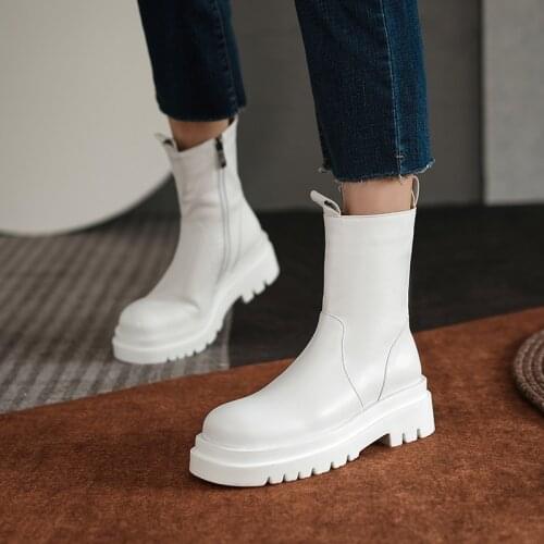 Women Shoes Women Boots Winter Ankle Boots for Women Zapatos De Mujer Womens Platform Heels Chunky Boots Platform Boots