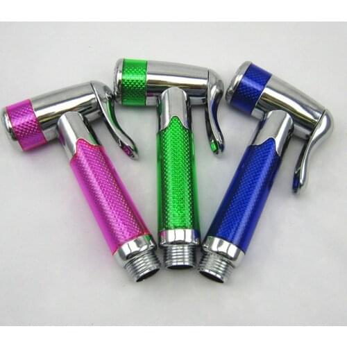 1PC Flower Aspersed Shower Head Bathroom Accessories ABS Plastic Gun Bidet Toilet WC Spray Woman Hygienic Shower Washing Nozzle