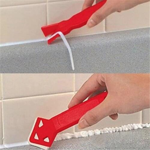 2pcs Tidy Magic Rubber Removal Hand Remover Negative Angle Scraper Shovel Caulking Tool