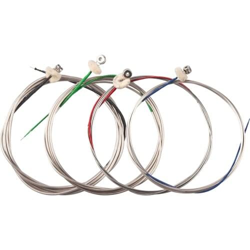 4x Fine Upright Universal 4/4 Double Bass String Music Instrumental Set