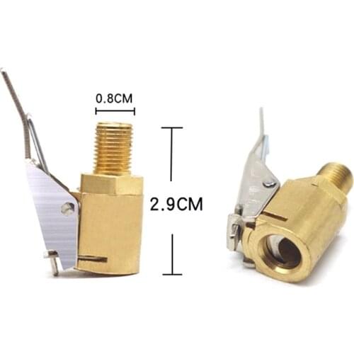 Car Air Pump Thread Nozzle Adapter Car Auto Tyre Wheel Inflation Adapter Fast Conversion Head Clip Auto General Tool Air Chuck