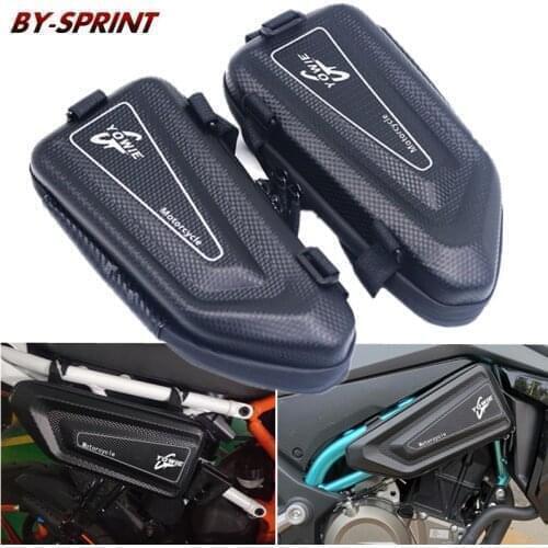 Motorcycle Side Triangle Hard Shell Package Bag Luggage Travel Suitcase Bag For YAMAHA MT-07 MT-09 MT-01 MT-03 MT-10 MT-125