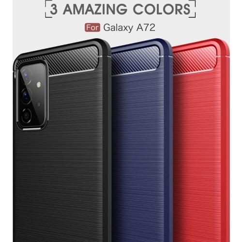 For Samsung Galaxy A72 5G Case Luxury Full Soft TPU Silicone Cover ShockProof Case For Samsung A72 A 72 SamsungA72 Phone Cases