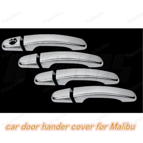 For M\alibu 2005-2014 Stainless steel trim 4pcs/Lots Car Door Handle Chrome Cover Interior-door Handle Cover Auto Accessories