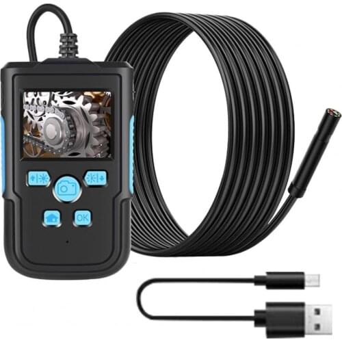 1080p Endoscope Strong Compatibility 3.9/5.5/8mm Lens Waterproof 2.4 inch Inspection Camera for Car 2600mAh Battery