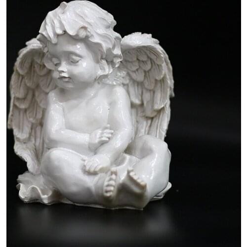 European Angel Character Doll Ornaments Resin Angel Children Room Wedding Props Home Furnishing Statue lovely Crafts Sculpture