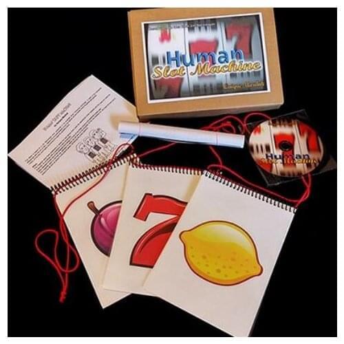 Human Slot Machine Magic Tricks Magician Prediction Magie Close Up Stage Illusion Gimmick Props Mentalism