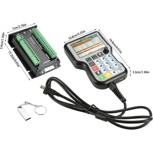 NCH02 Card USB CNC Motion Control System Axis Controller Board Up to 125K Stepper Motor