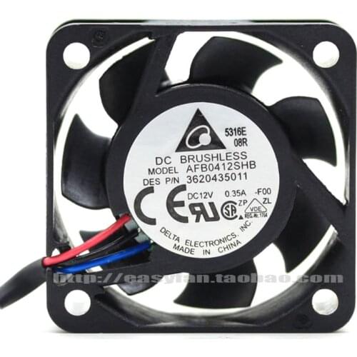 New original AFB0412SHB 4015 12V0.35A large air volume double ball speed fan