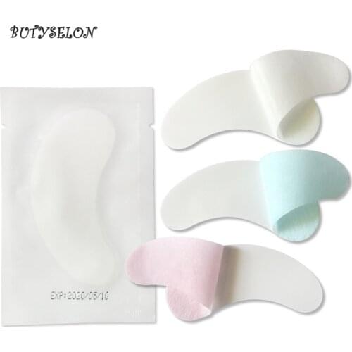 50/100/200 Pairs Under Eye Pads New Design Eye Gel Patches Lint Free Eyelash Pad for Lash Extensions Beauty Eyes Makeup Tools