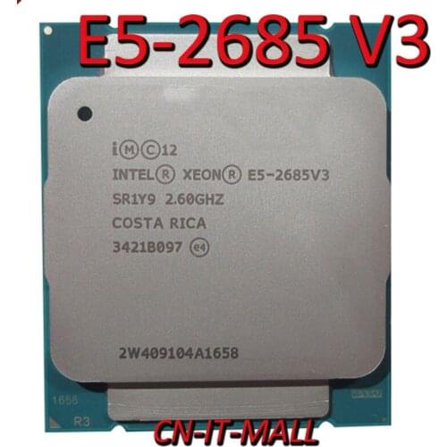 Pulled Xeon E5-2685 V3 Server cpu 2.6G 30M 12Core 12 Thread LGA2011-3 Processor