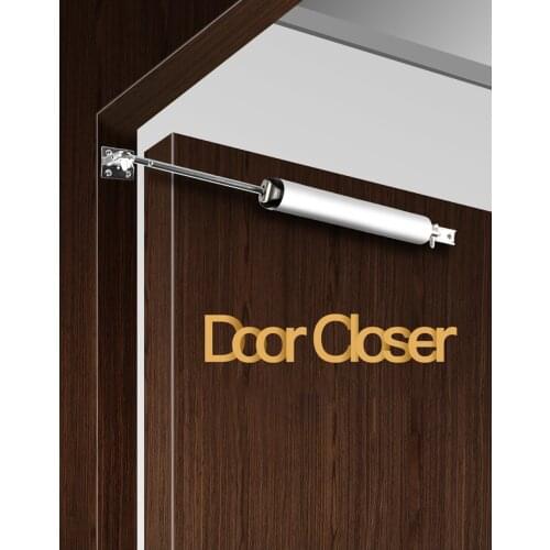 Auto Door Closer Buffer Door Closing Device Stop At Any Position Within 100° Adjustable Buffer Force Load Up To 35kg Dropship