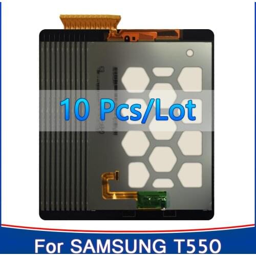 10Pcs/lot 9.7'' LCD Replacement For Samsung Galaxy Tab A 9.7 SM-T550 T550 T551 T555 LCD Display Touch Screen Digitizer Assembly