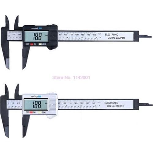 100pcs Digital Caliper 6 inch Electronic Vernier Caliper 100mm Calliper Micrometer Digital Ruler Measuring Tool 150mm 0.1mm