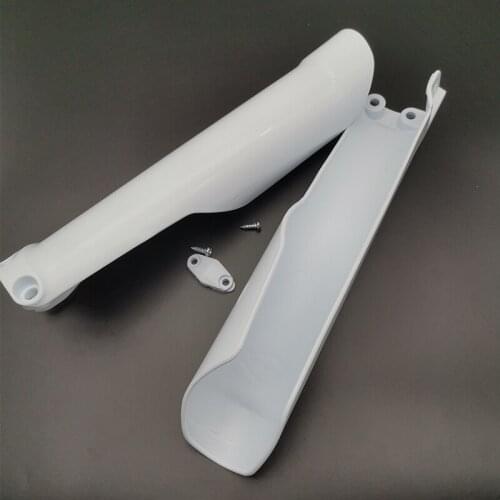 2pcs White Motorcycle Front Fork Protectors Guards for Husqvarna TC FC TE FE 125 250 300 350 501