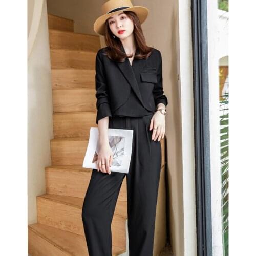 2021 high-end professional small suit jacket female Korean fashion autumn and winter new business fashion casual small suit